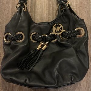 Michael Kors Large Black Boho Shoulder Bag